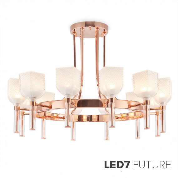 Ritz - Venice Cooper Chandelier